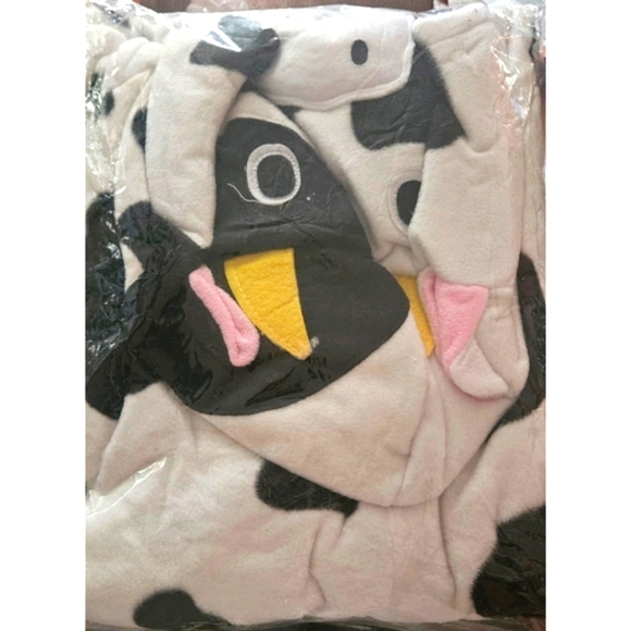 Cow Blanket Hoodie Oversized Sherpa. - Picture 4 of 7